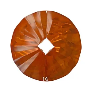 4 x 4" Disk Squirrel Baffle, Copper Tint