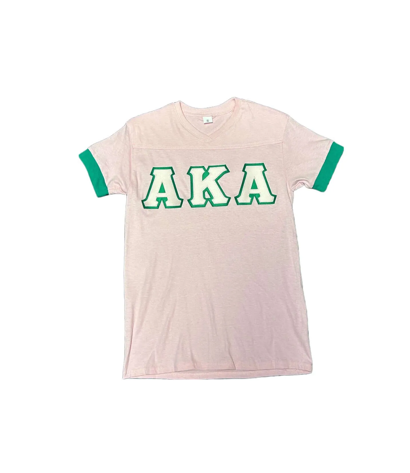AKA Pink/Green Sewn Symbol T-Shirt