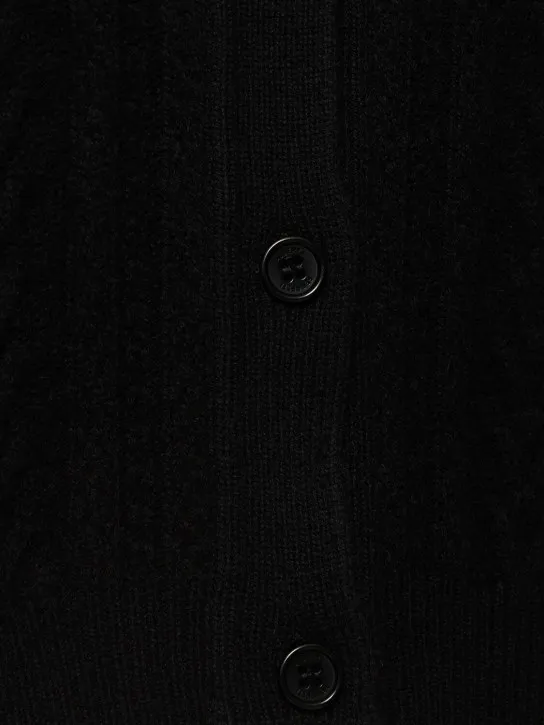 Alberta Ferretti   Wool &amp; cashmere knit cardigan 