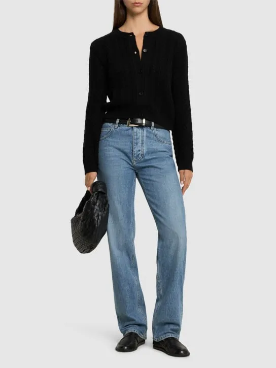 Alberta Ferretti   Wool &amp; cashmere knit cardigan 