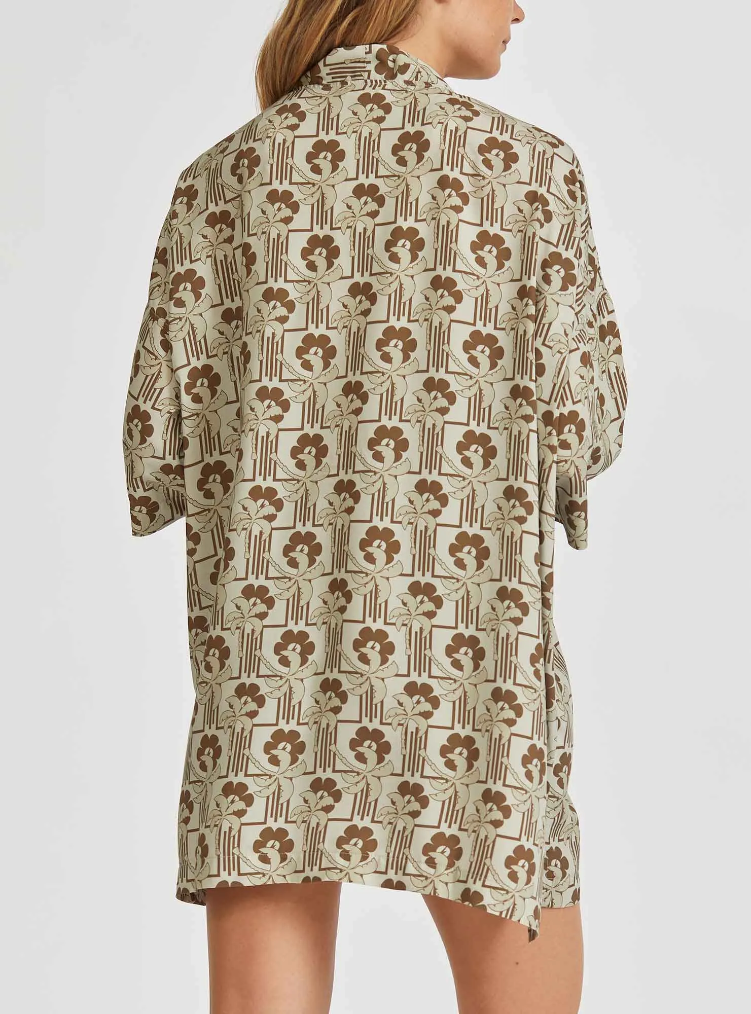 ALLOVER PRINTED KIMONO IN VISCOSE