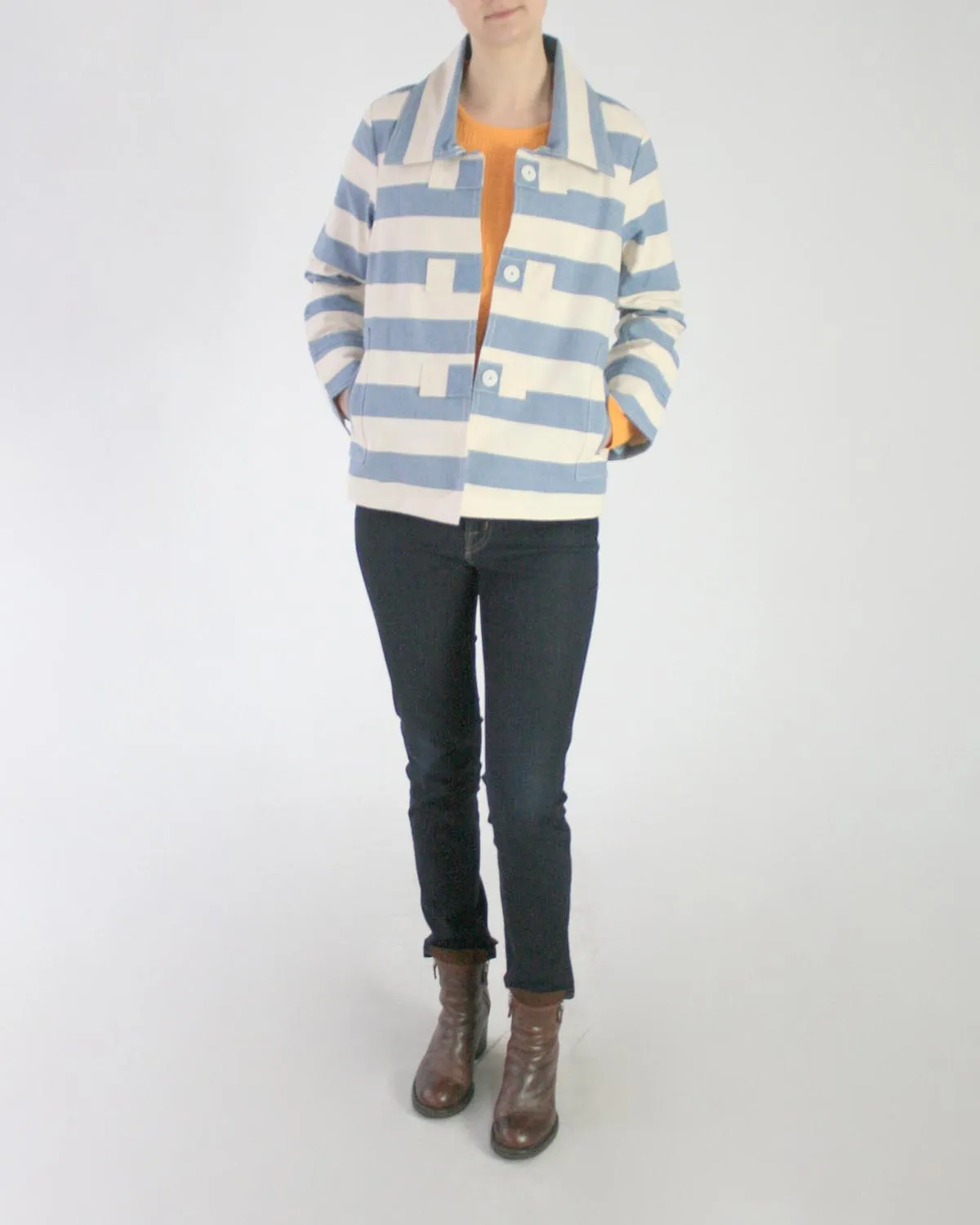 Amelia Cotton Canvas Summer Jacket