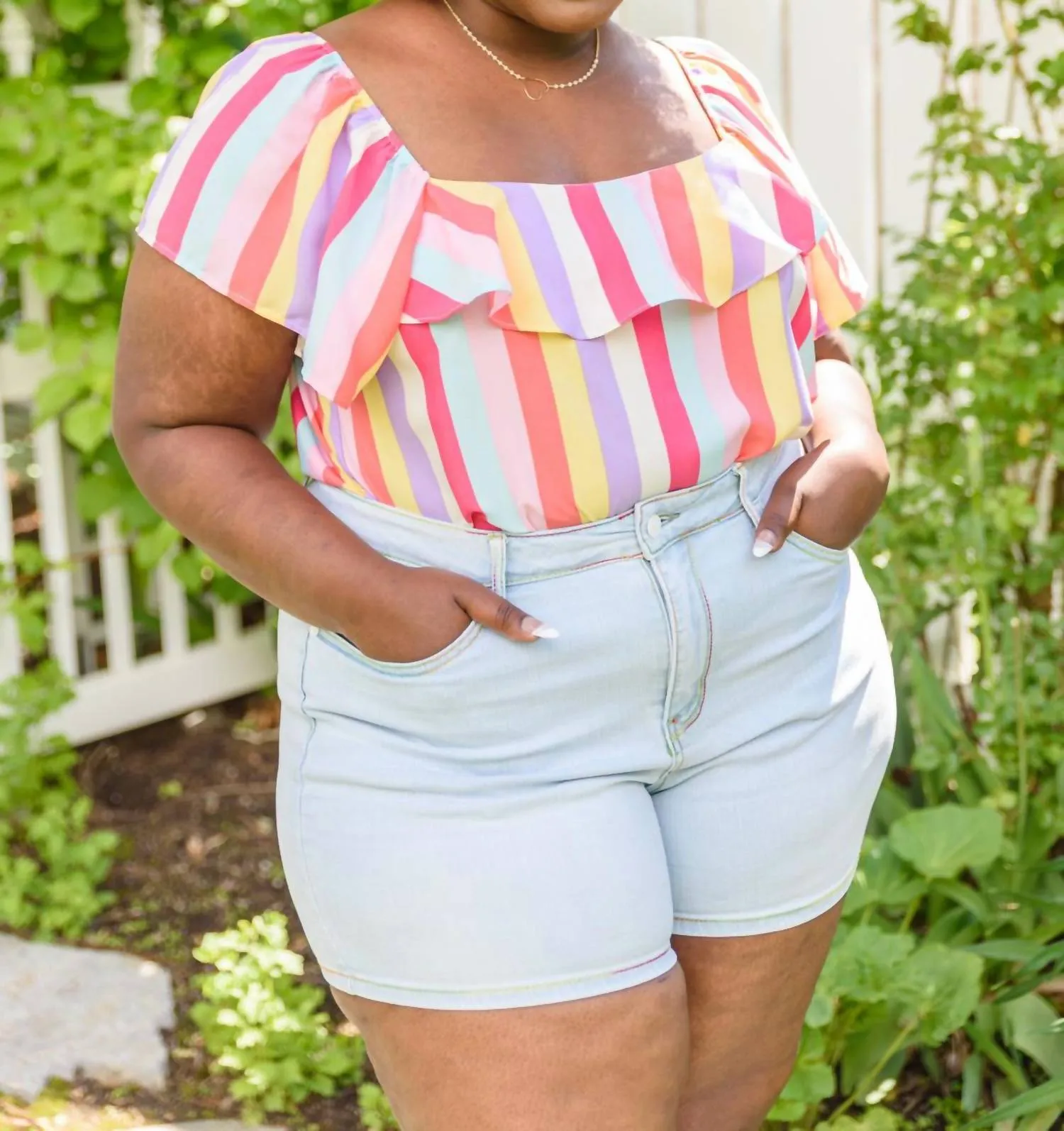 Andree By Unit - It's Electric Striped Shirt
