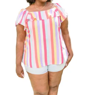Andree By Unit - It's Electric Striped Shirt