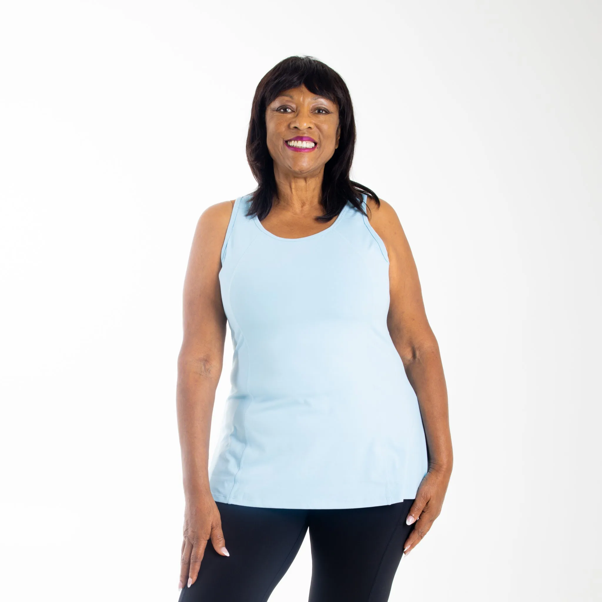 Anti-Muffin-Top Flowy Tank Top