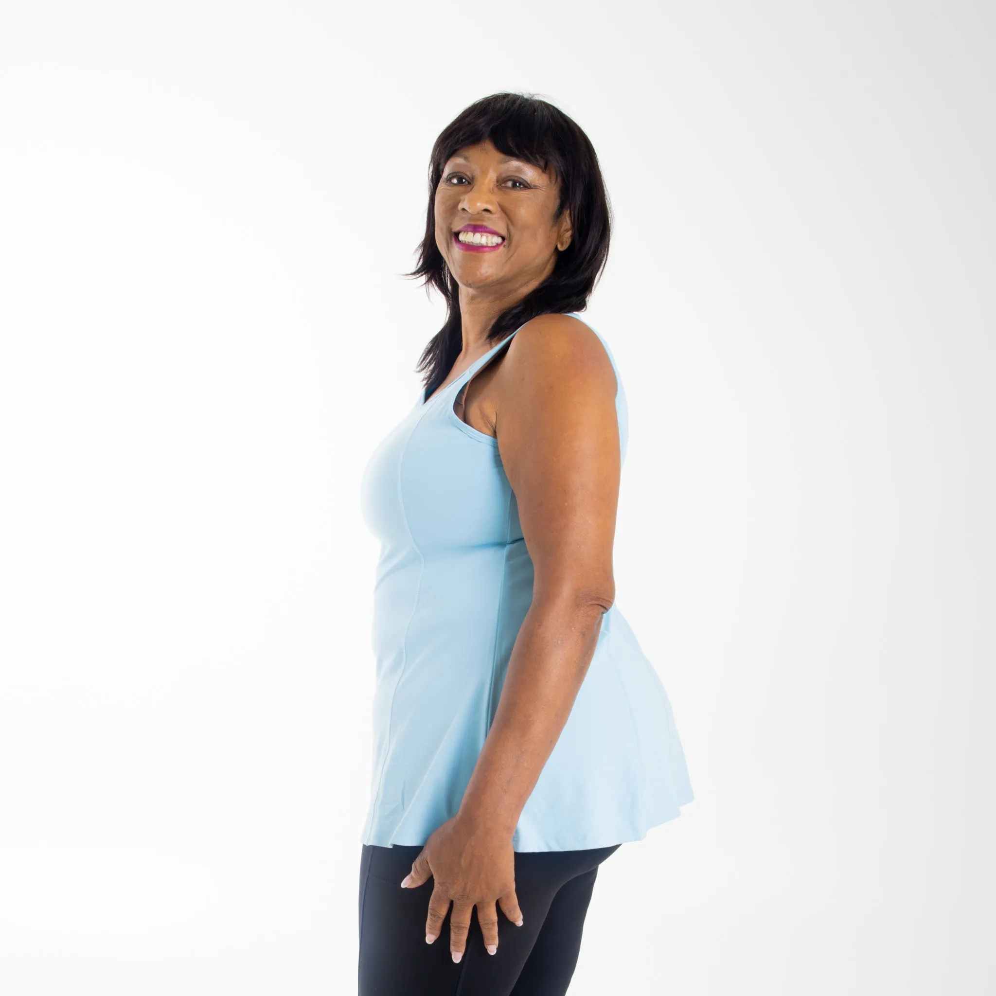 Anti-Muffin-Top Flowy Tank Top