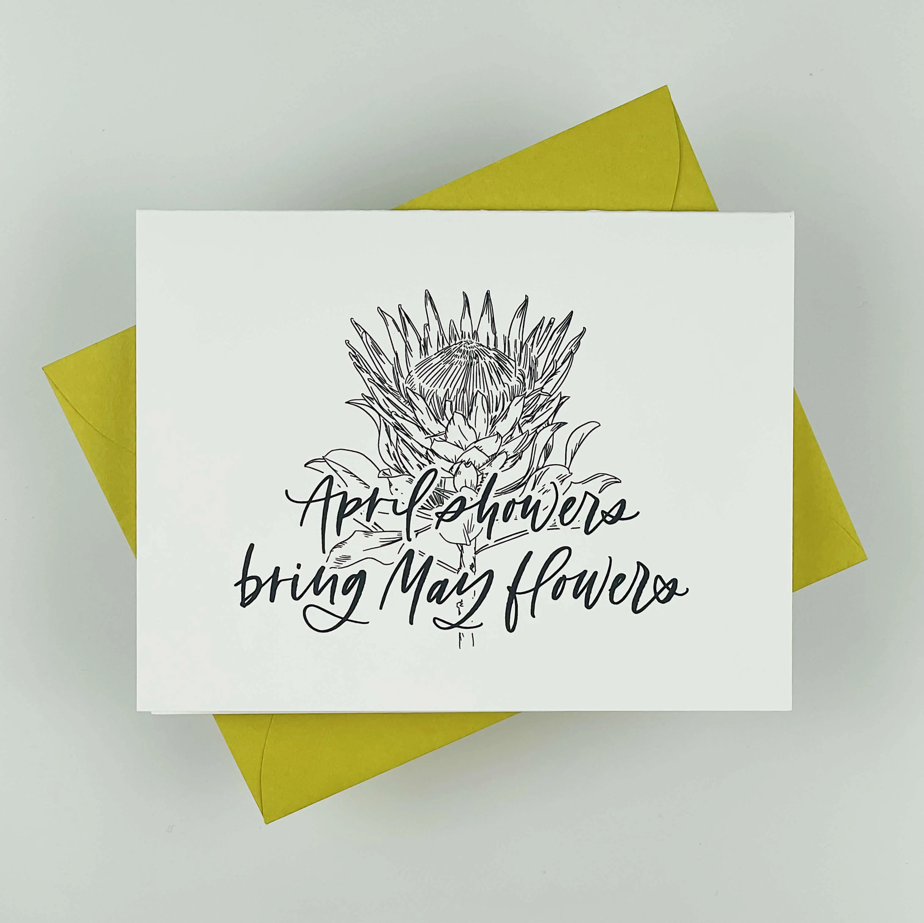 April Showers Bring May Flowers Card