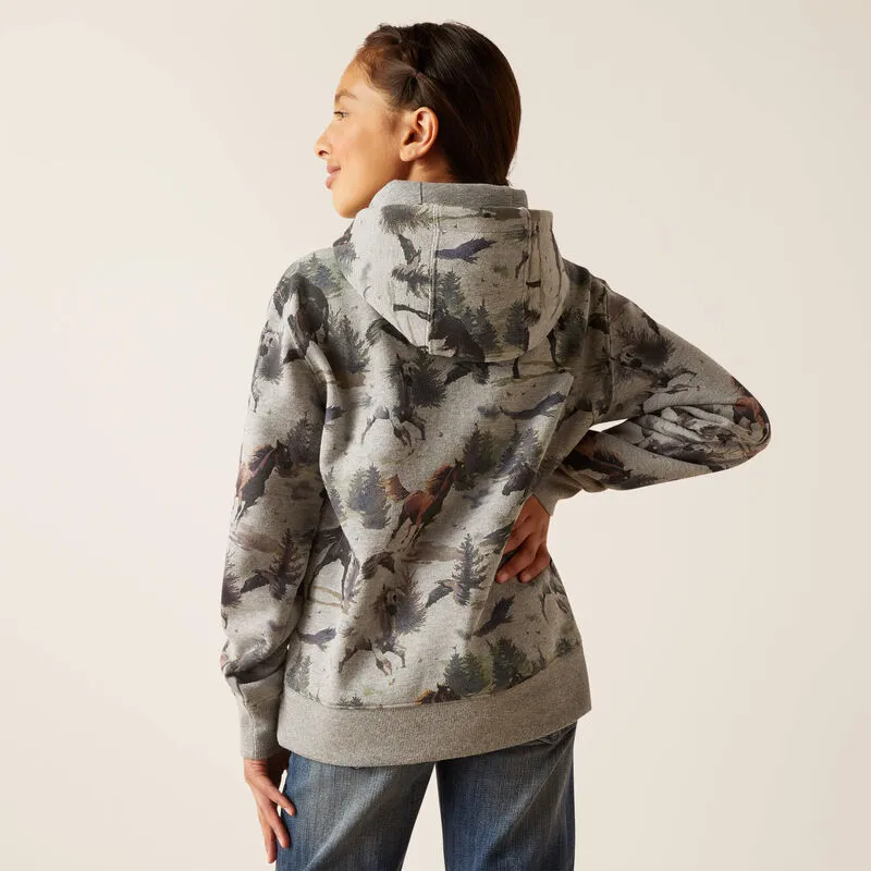 Ariat Girl's Misty Horse Hoodie