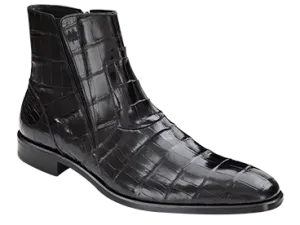 Belucci Alligator Boot Black
