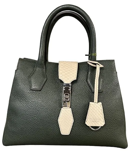 Bicolor Satchel Bag Cruise