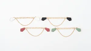 Black Chain Cardigan Clip