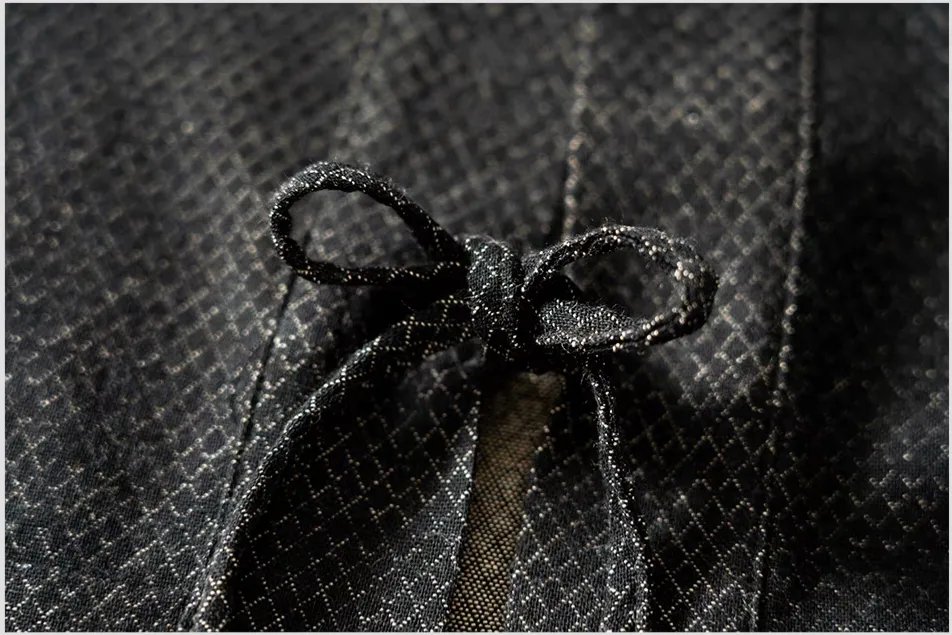 Black Dragon Scale Kimono Jacket