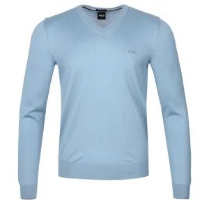 BOSS Baram L Knitwear in Pastel Blue