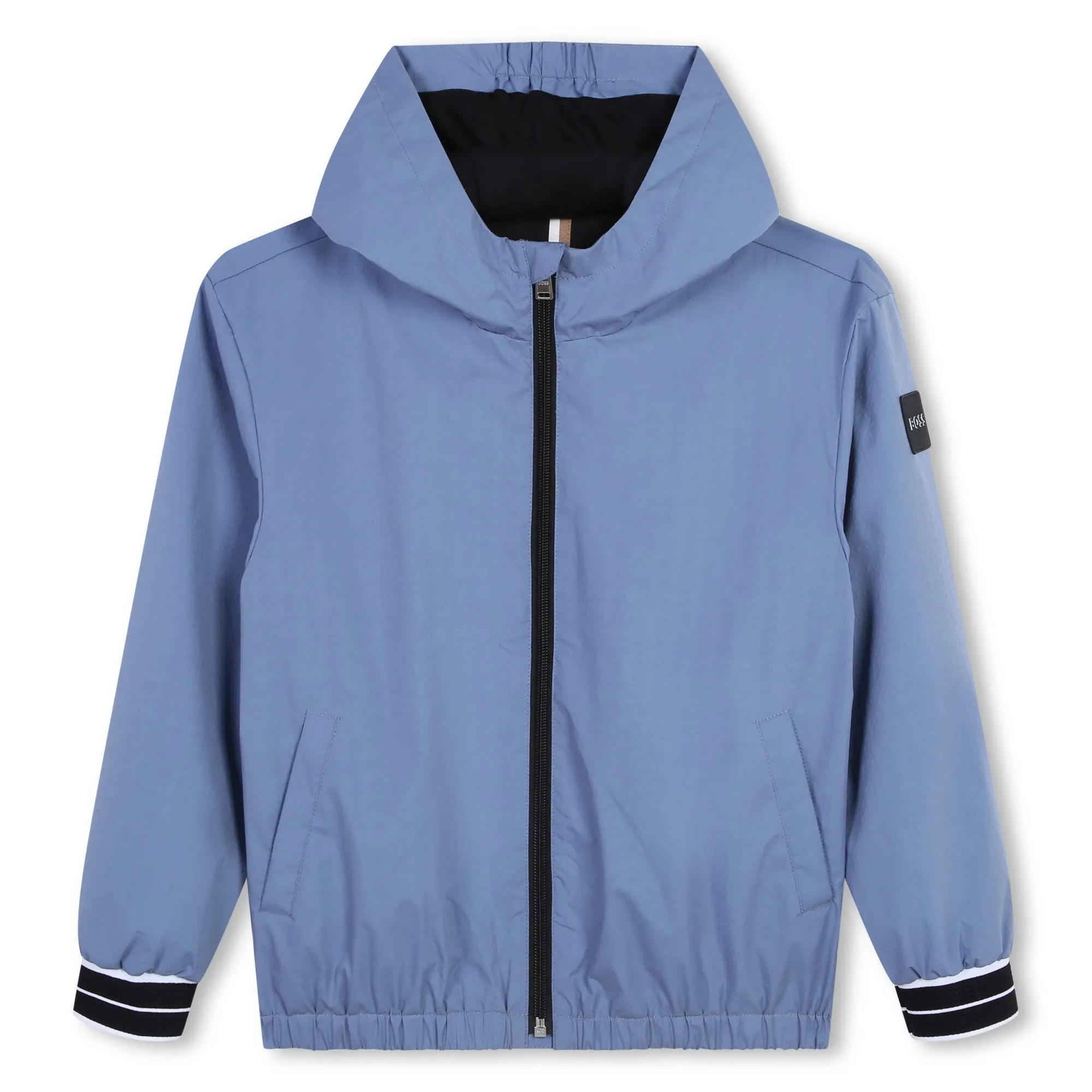 Boss Boys Blue Windbreaker Jacket