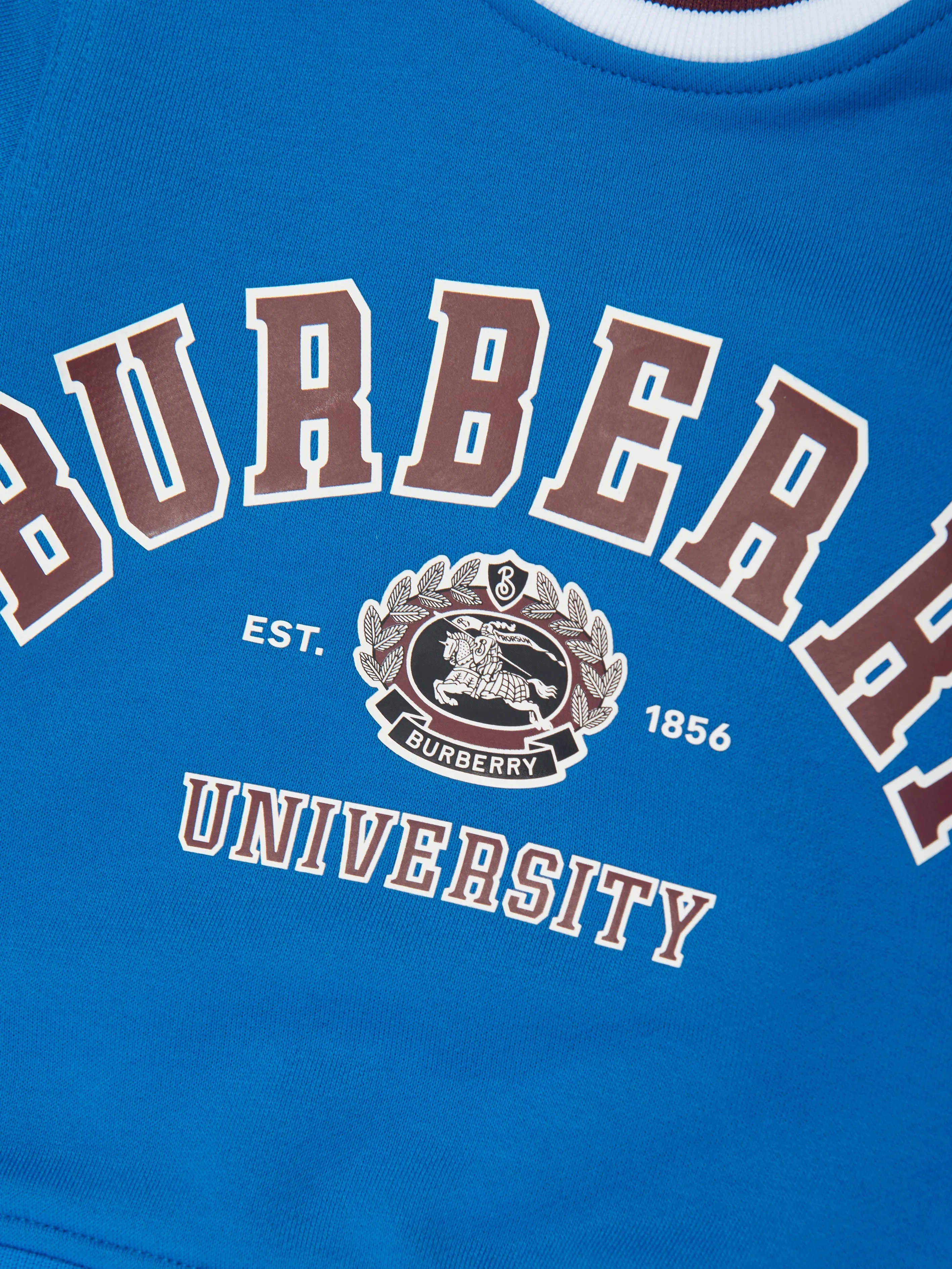 Burberry Baby Boys Mini College Sweatshirt in Blue