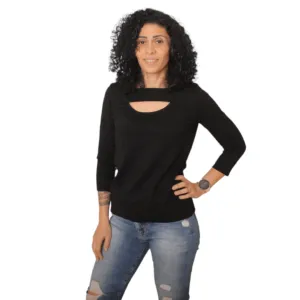 Cable & Gauge Women Blouse - Black