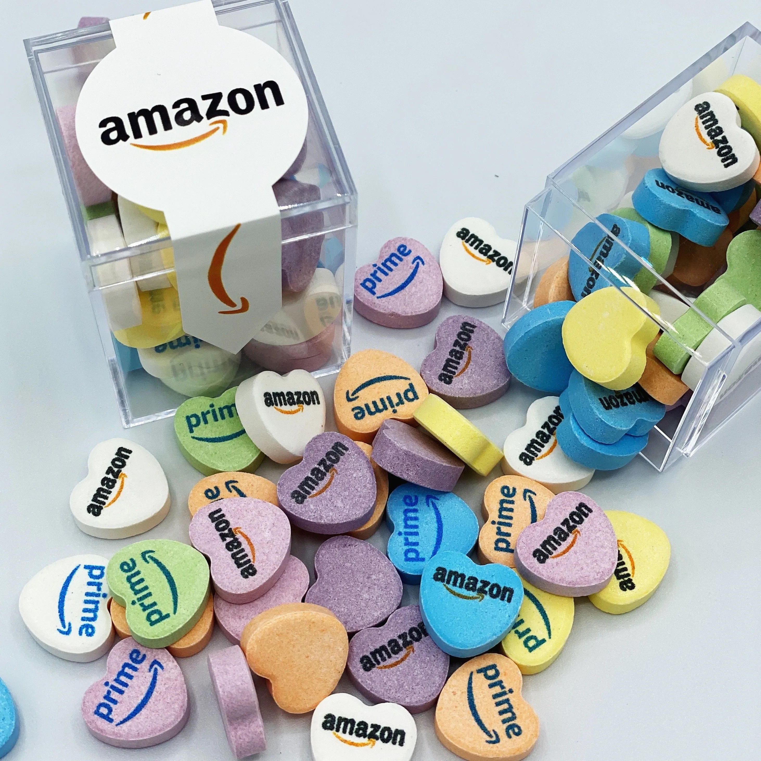 Candy Hearts Personalized Cubes (Min 12 Cubes)