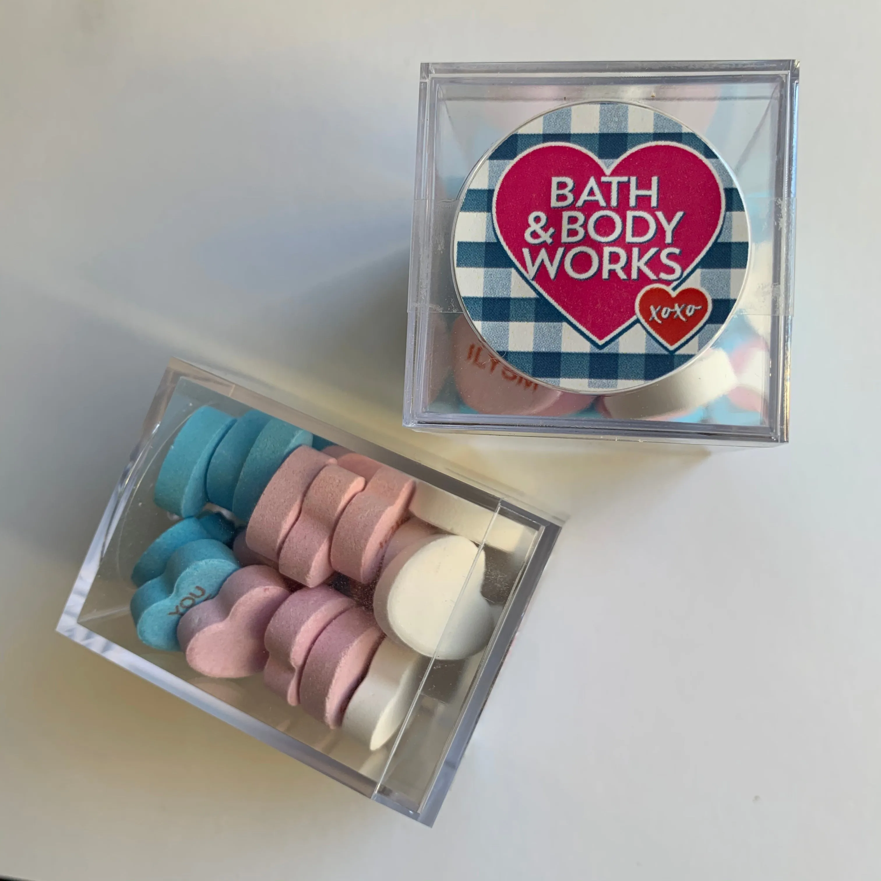 Candy Hearts Personalized Cubes (Min 12 Cubes)