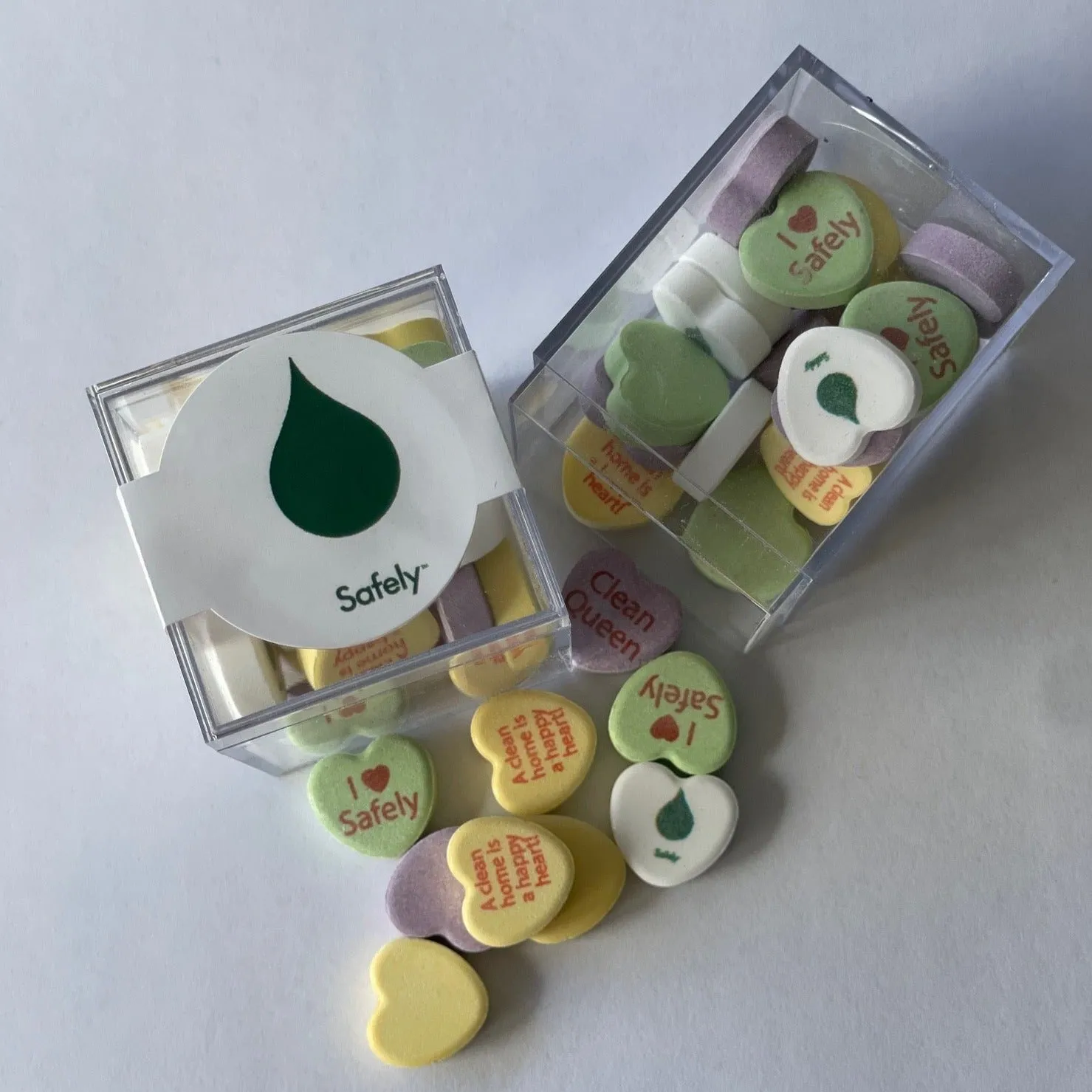 Candy Hearts Personalized Cubes (Min 12 Cubes)