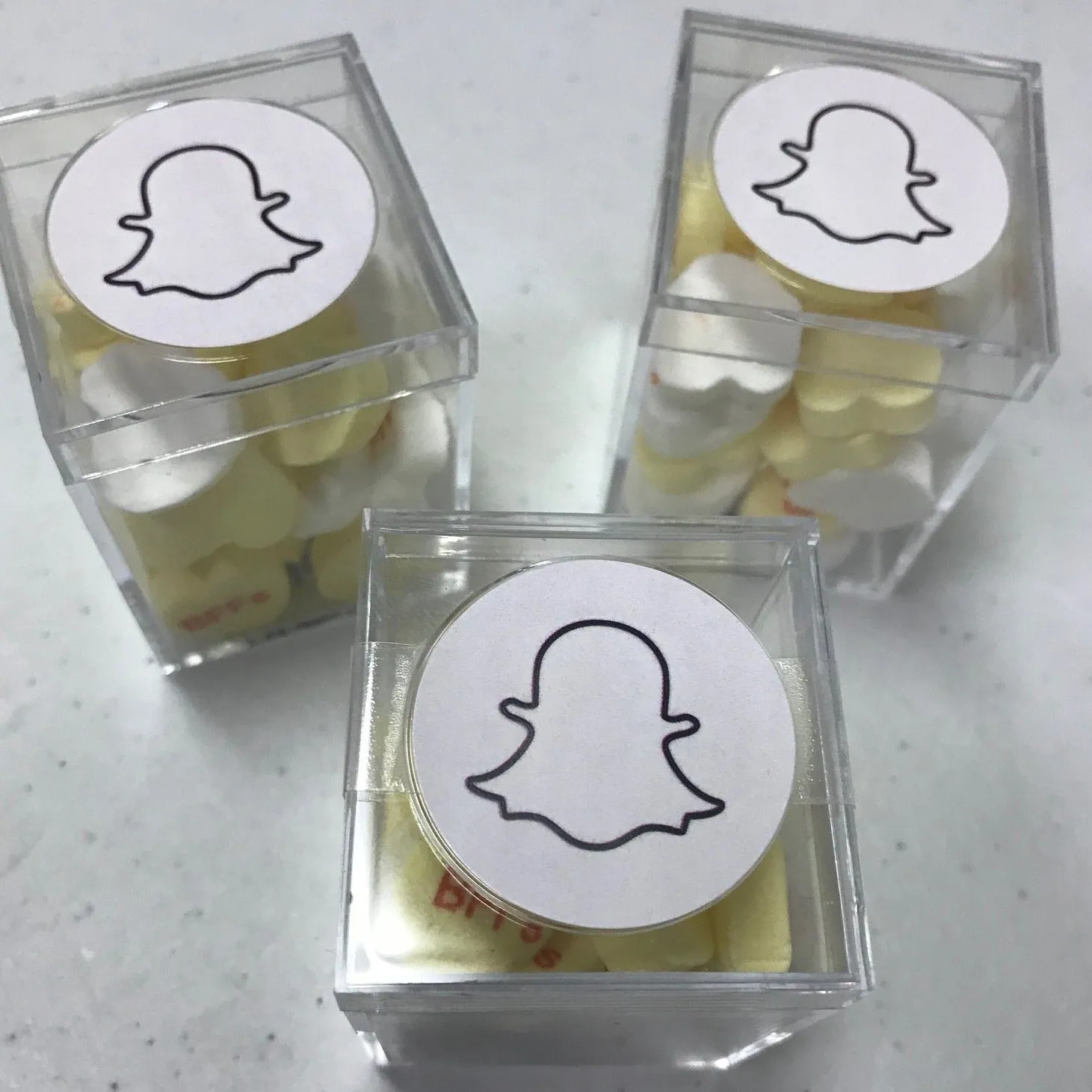 Candy Hearts Personalized Cubes (Min 12 Cubes)