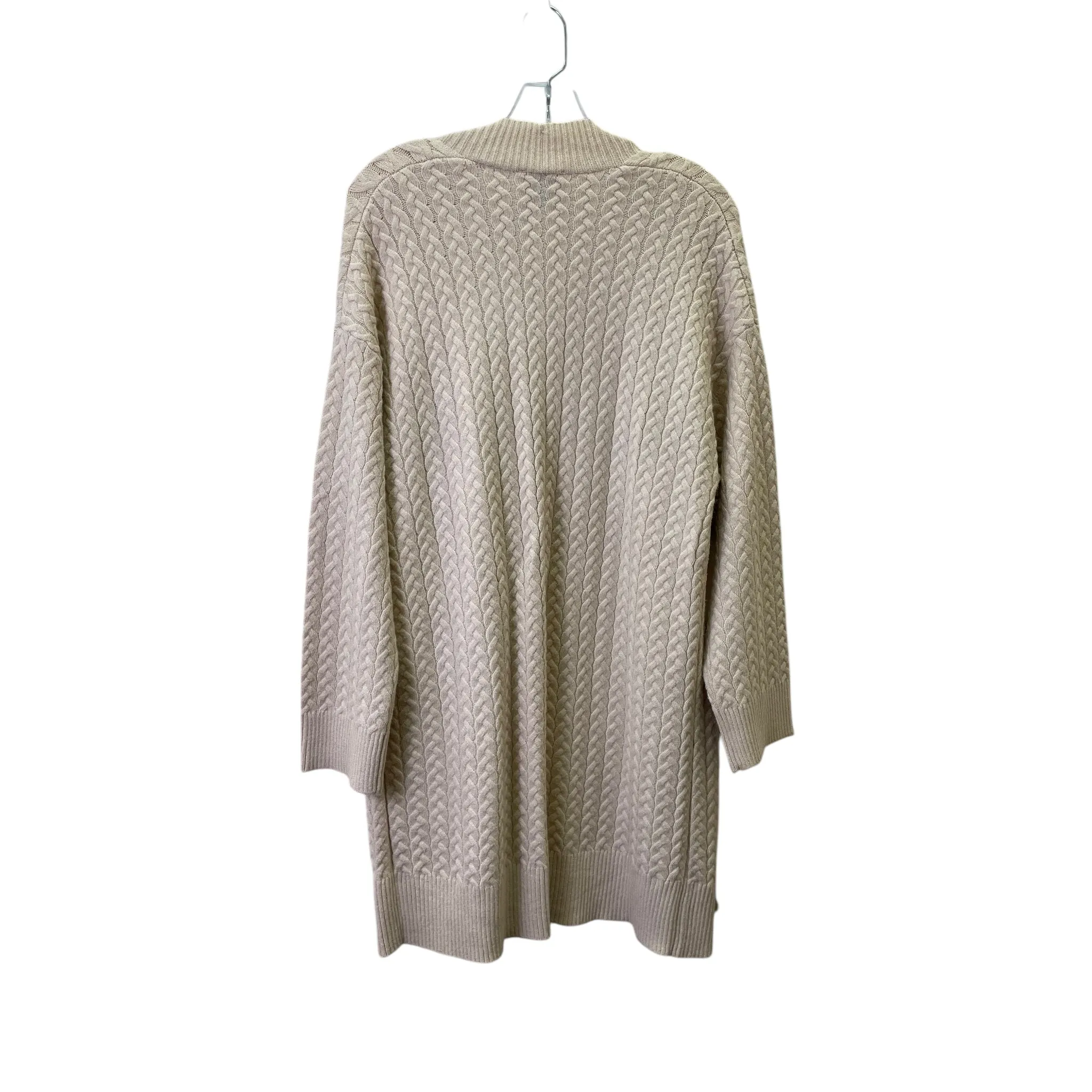Cardigan By Elie In Taupe, Size:M