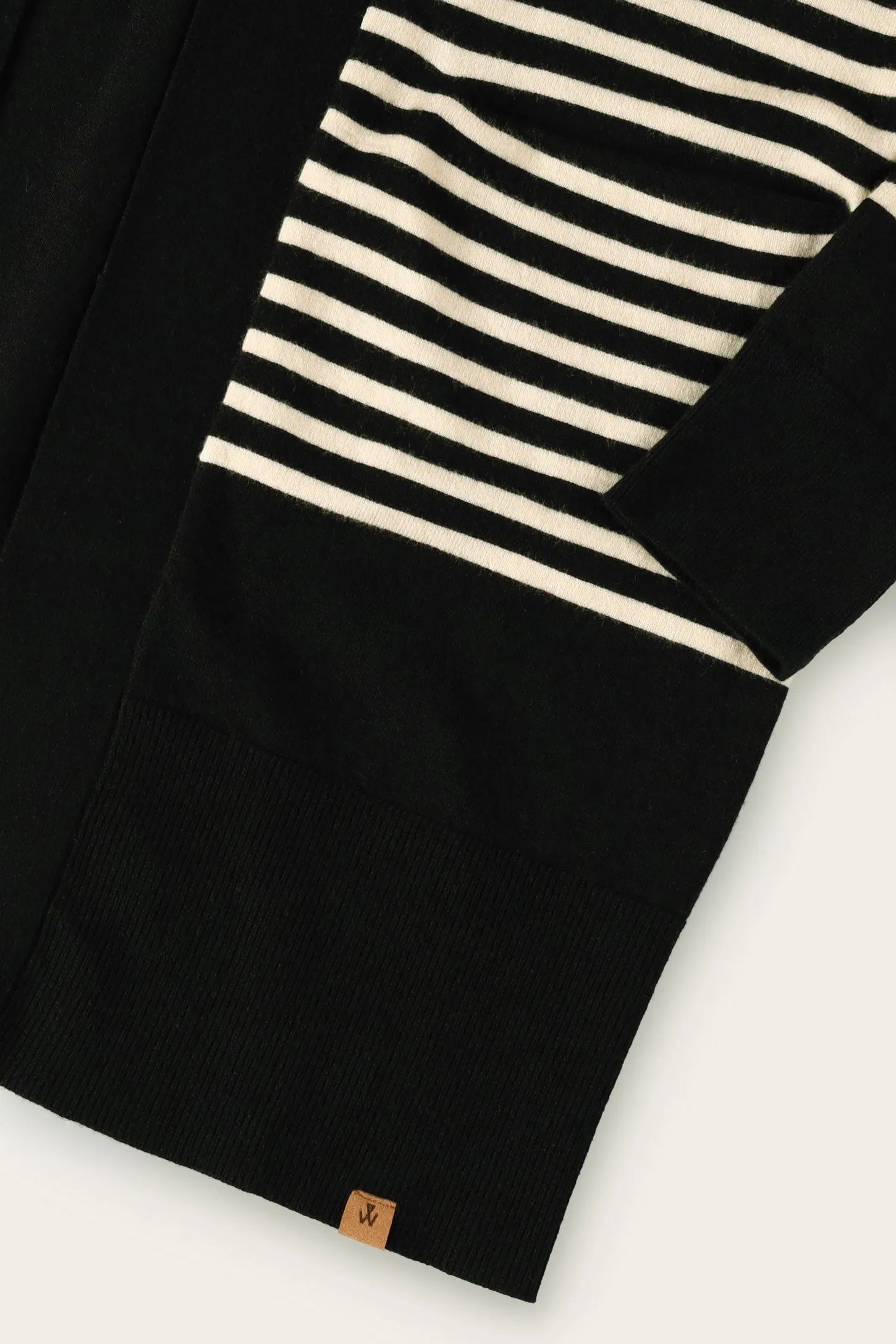 Cardigan en tricot à rayures - Femme