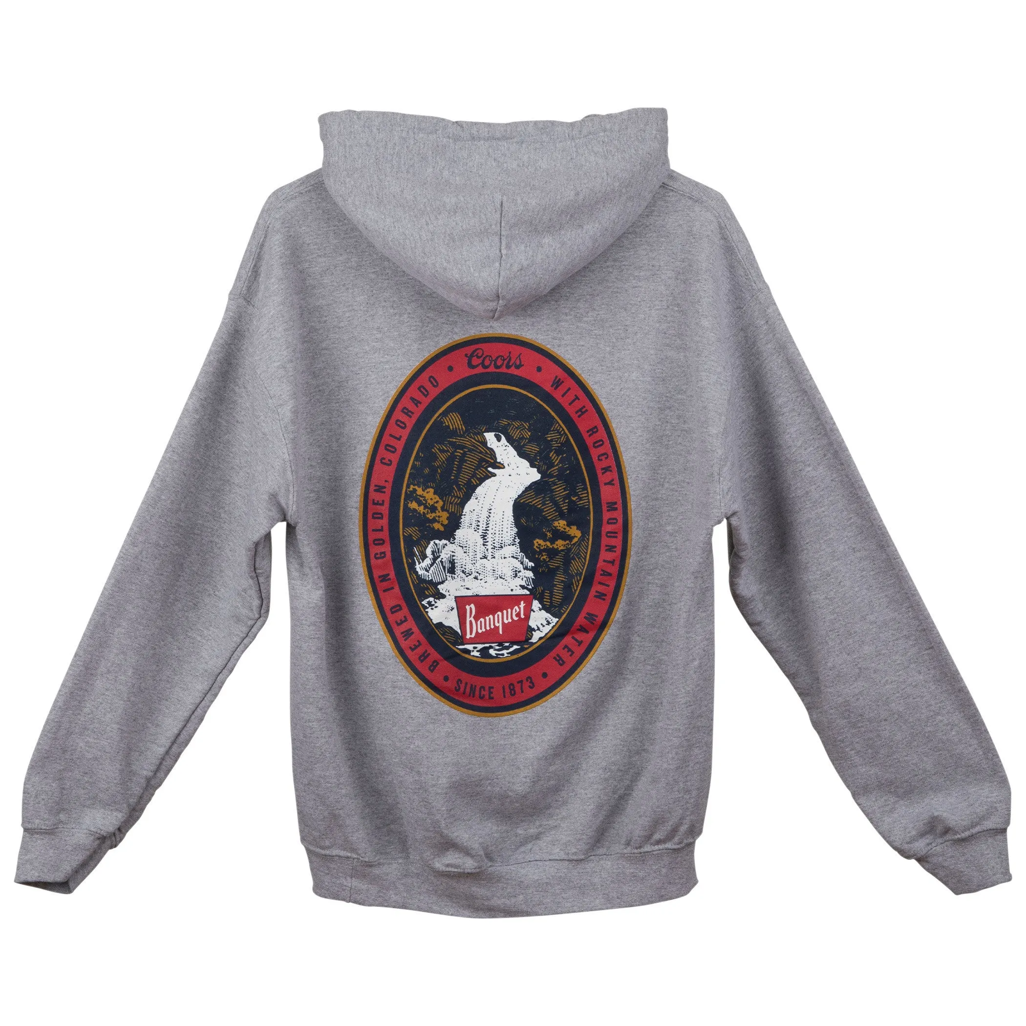 Coors Banquet Golden Colorado Waterfalls Pullover Hoodie