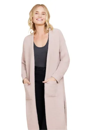 Cozy Chic Luxe High-Slit Cardigan