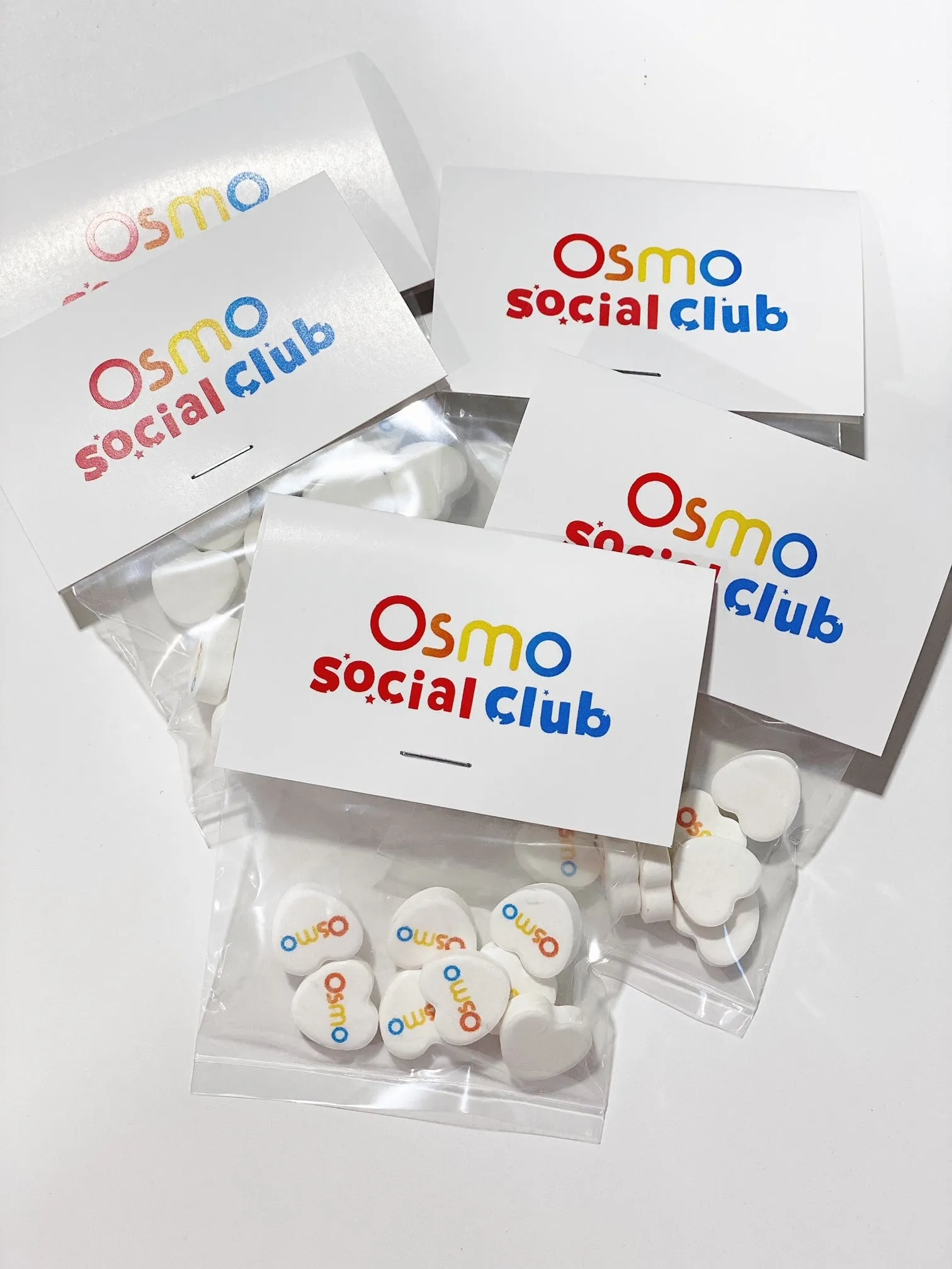 Custom Candy Hearts Personalized Bags - 8 Candies Per Bag (100 Bag Minimum)