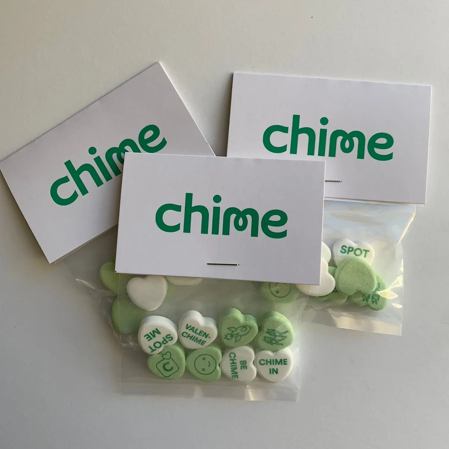 Custom Candy Hearts Personalized Bags - 8 Candies Per Bag (100 Bag Minimum)