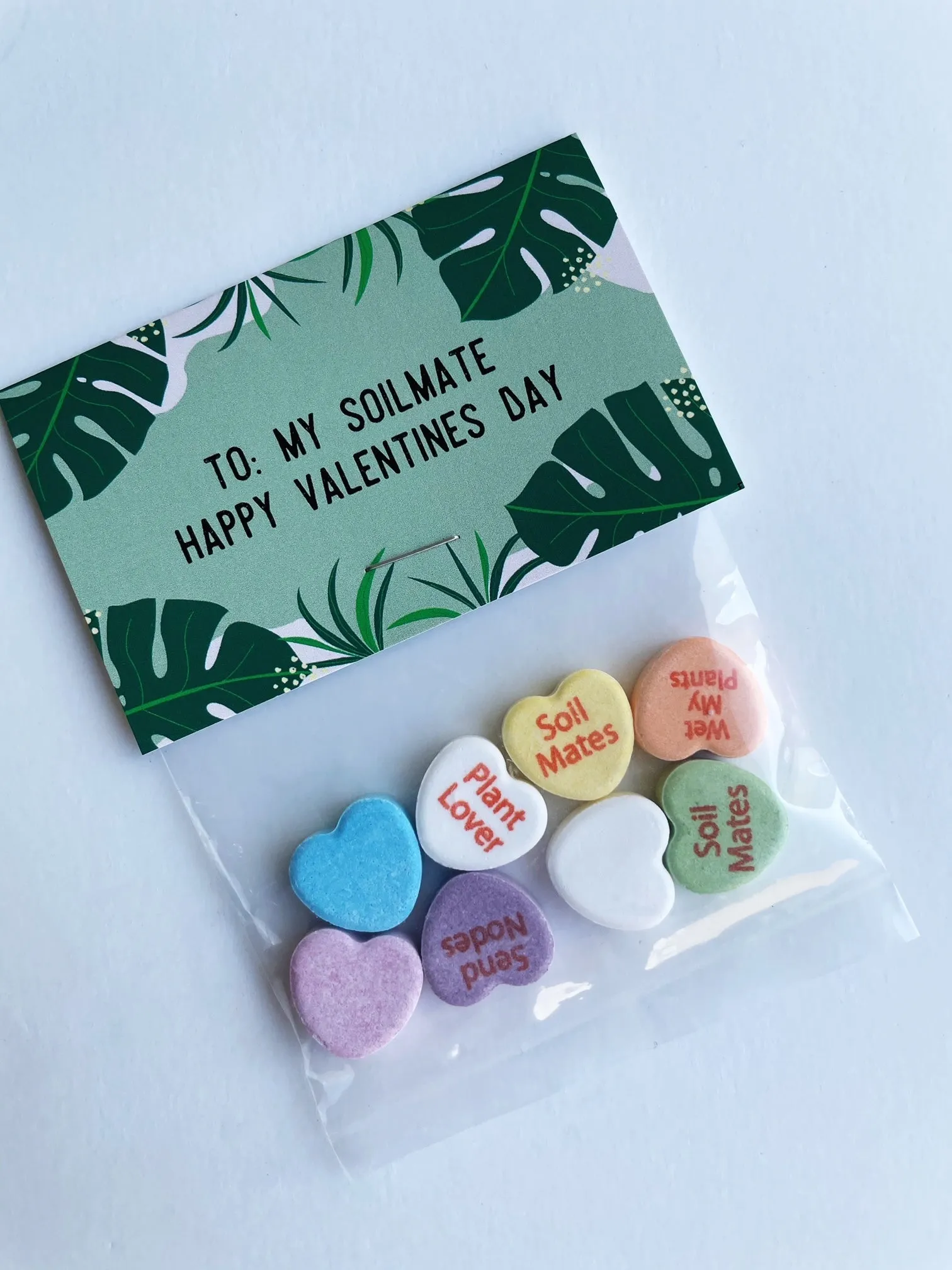Custom Candy Hearts Personalized Bags - 8 Candies Per Bag (100 Bag Minimum)