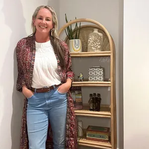 Deep Burgundy Silk Kimono