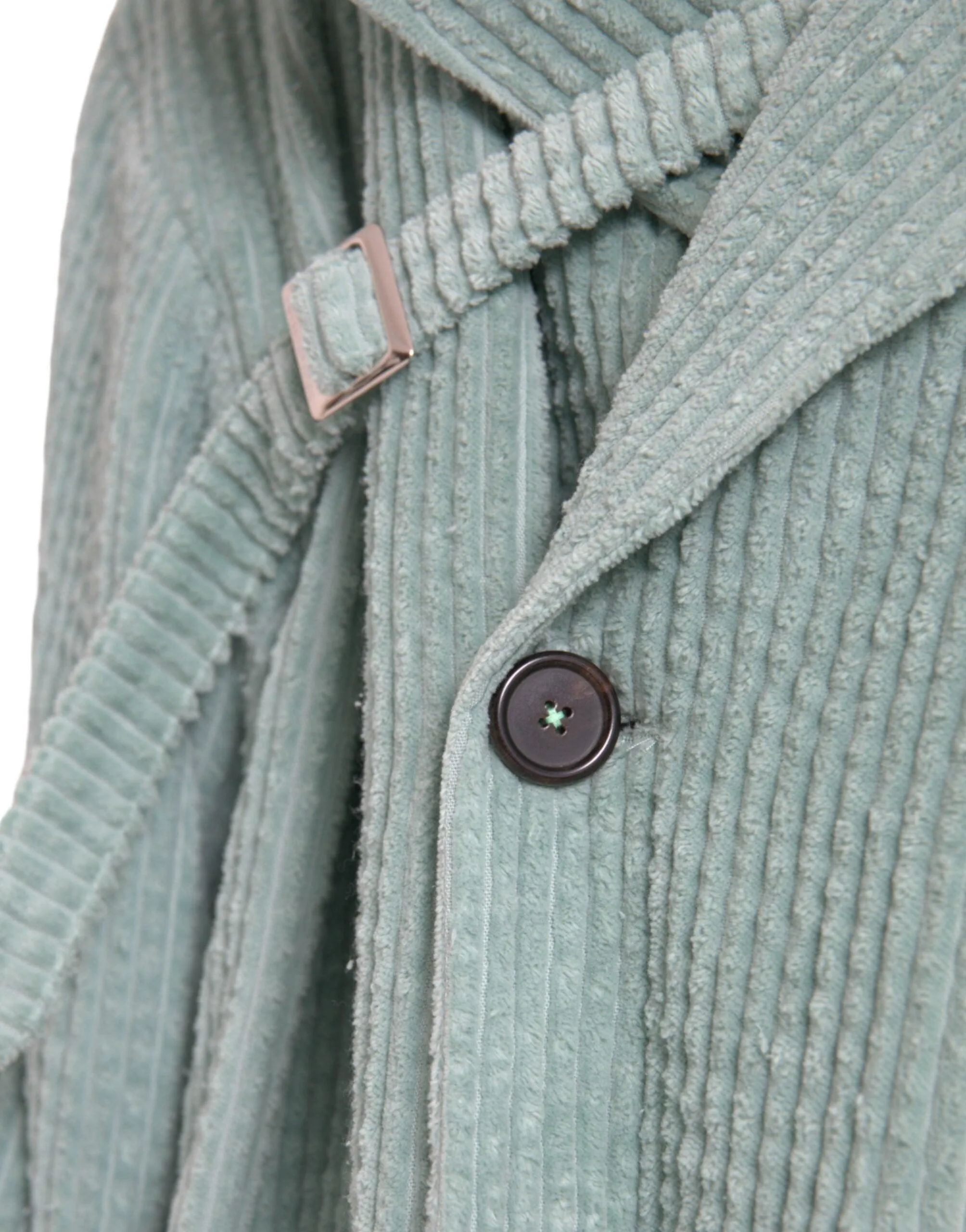 Dolce & Gabbana Blue Double Breasted Corduroy Jacket