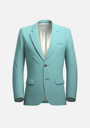 Ellis Light Teal Linen Blend Jacket