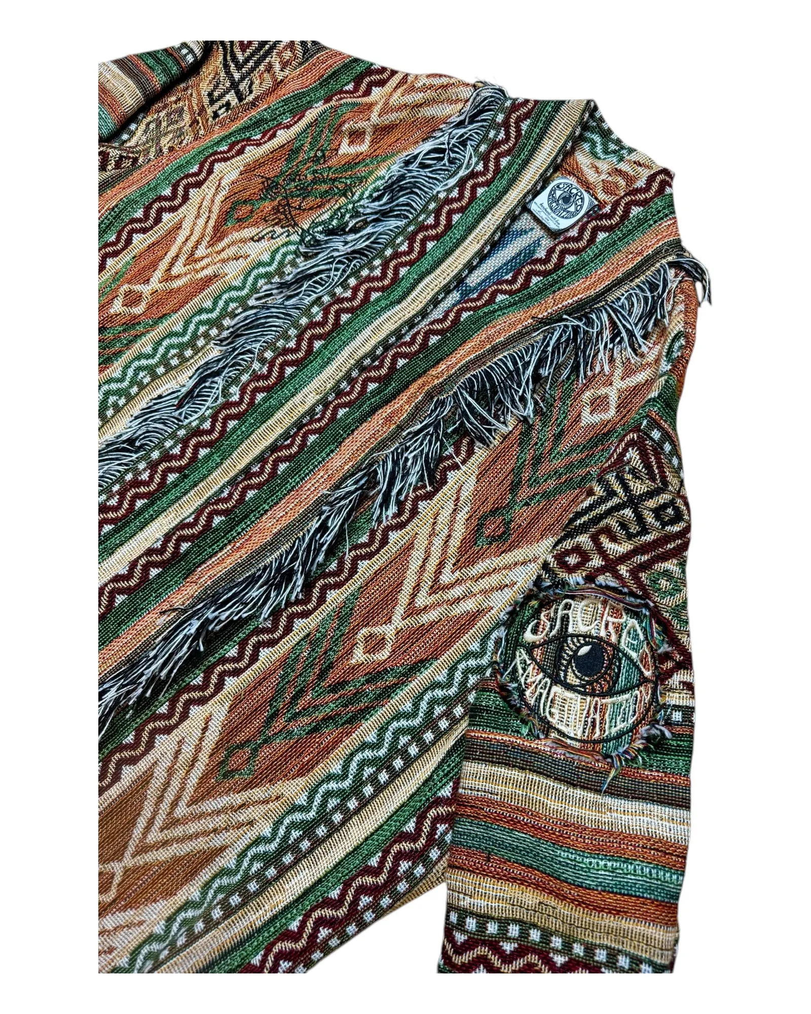 “Energized” Woven Cardigan