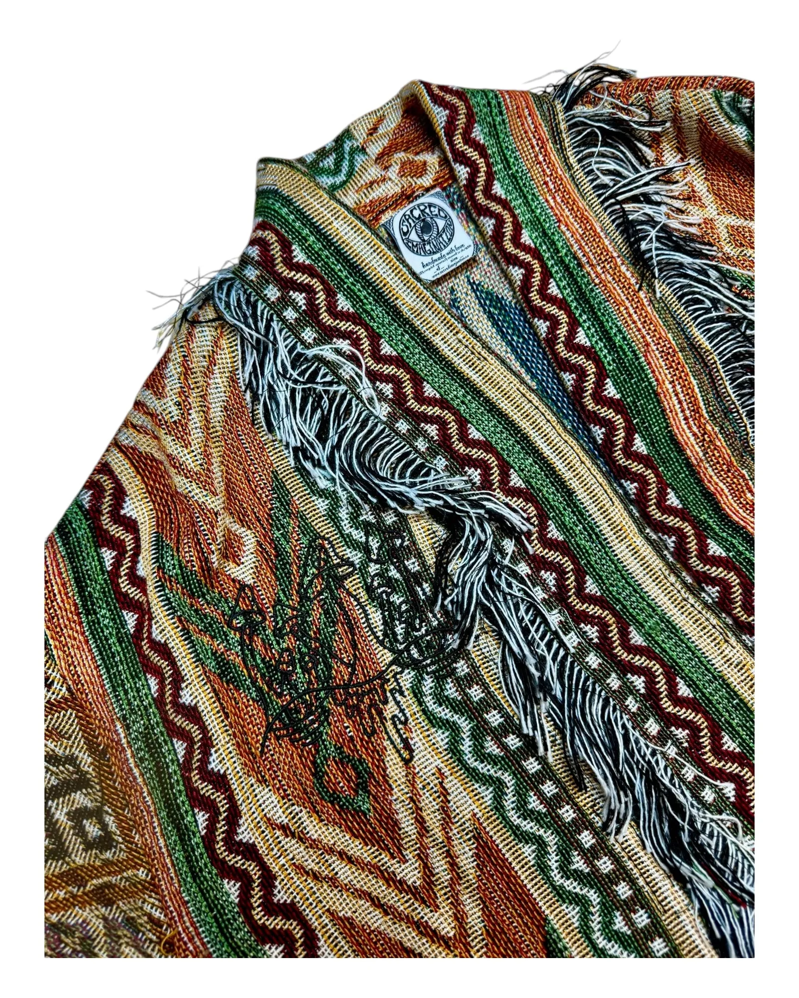 “Energized” Woven Cardigan