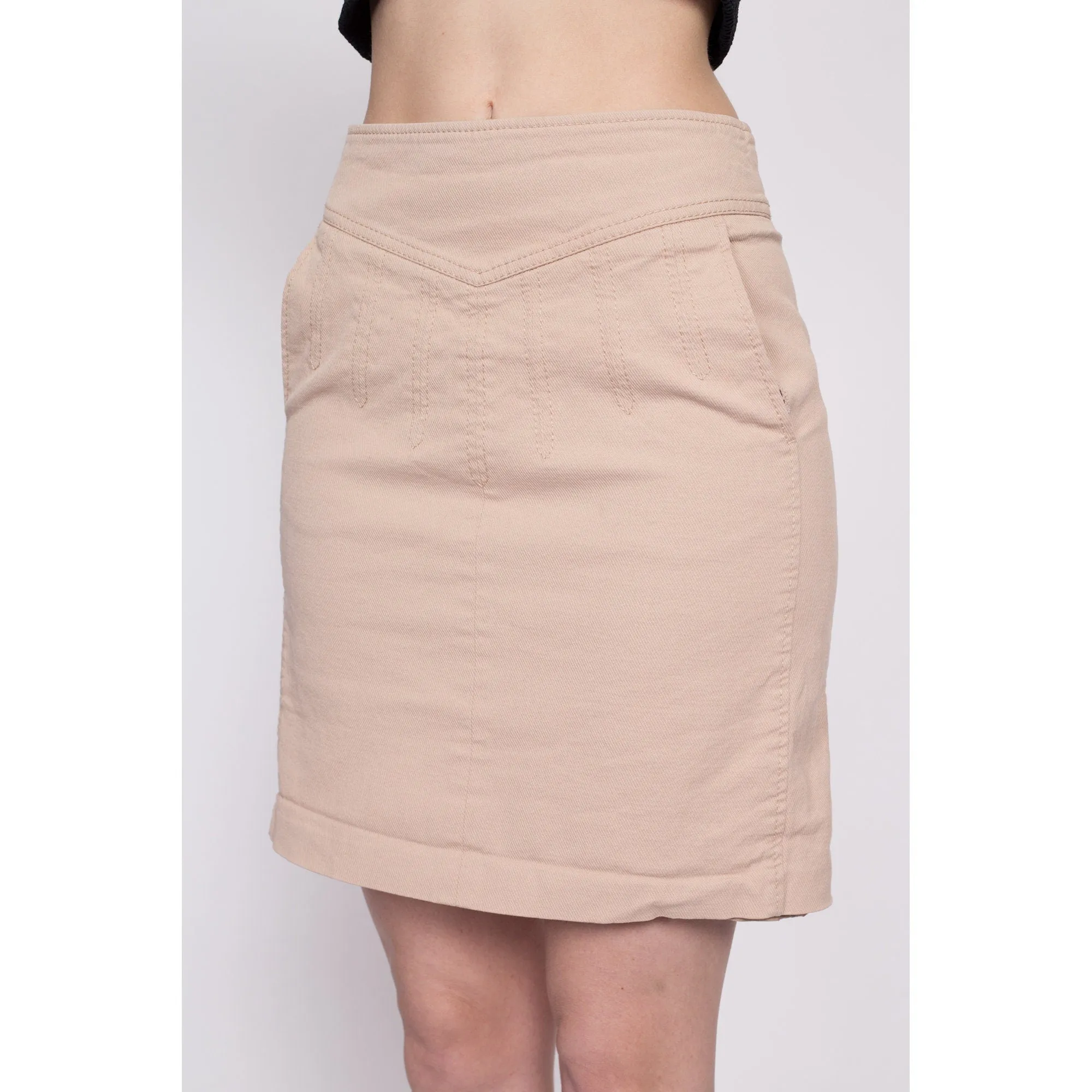Escada Sport Khaki Mini Skirt - Small