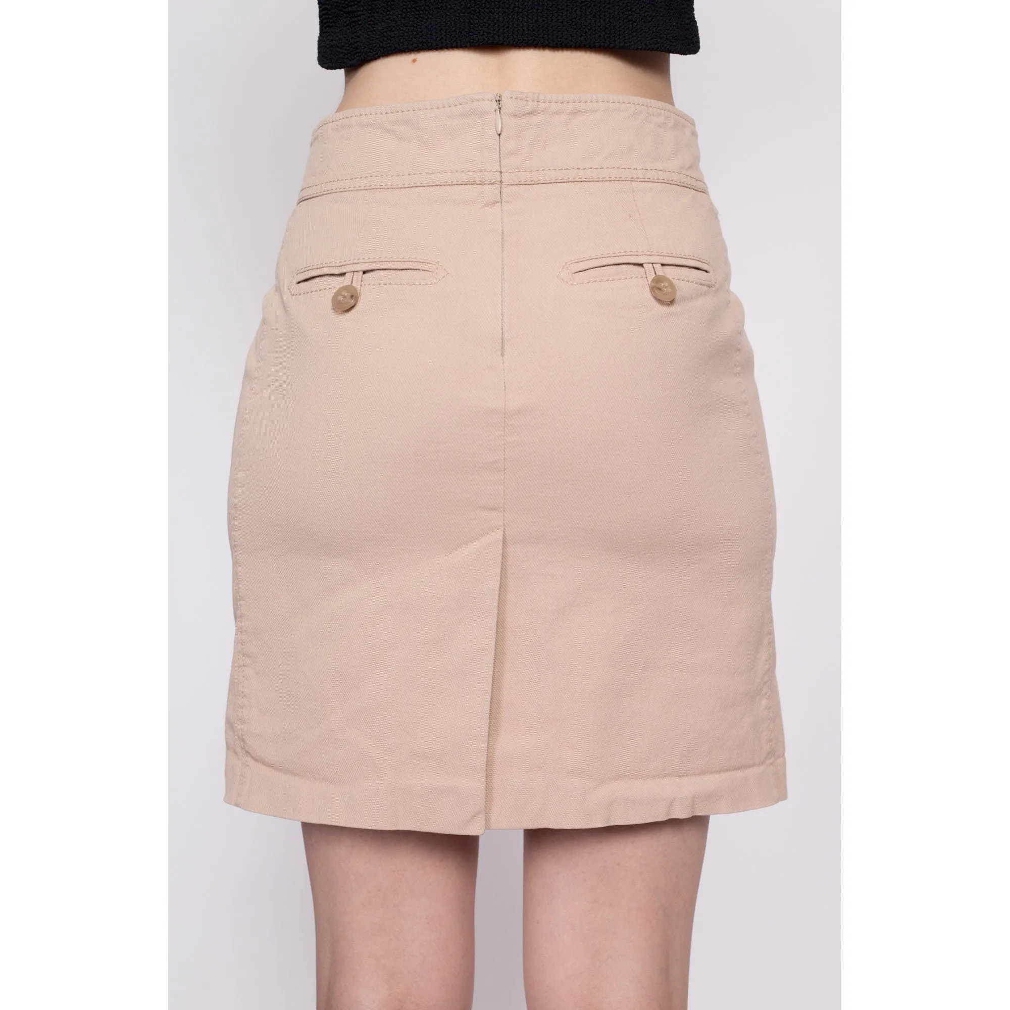 Escada Sport Khaki Mini Skirt - Small