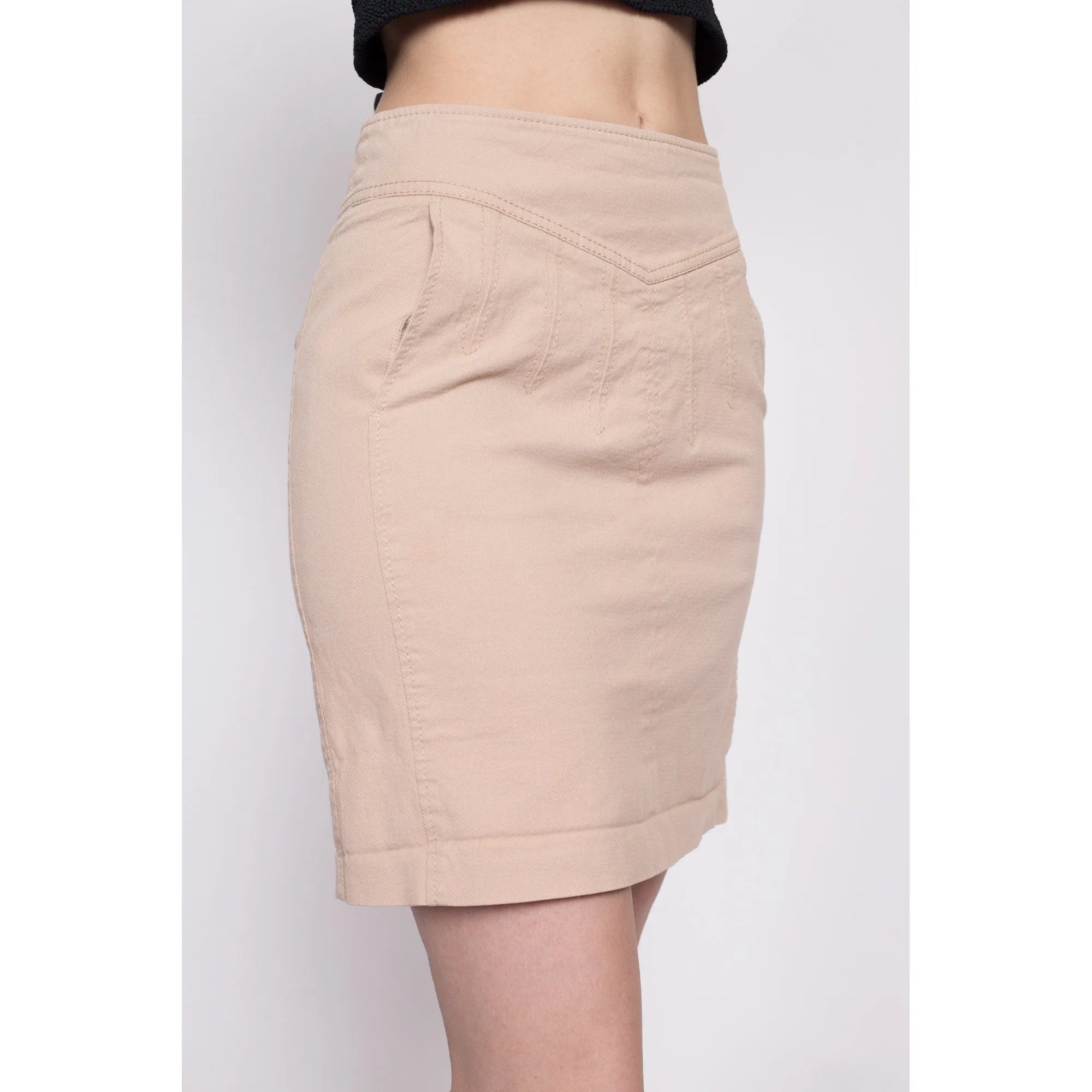 Escada Sport Khaki Mini Skirt - Small