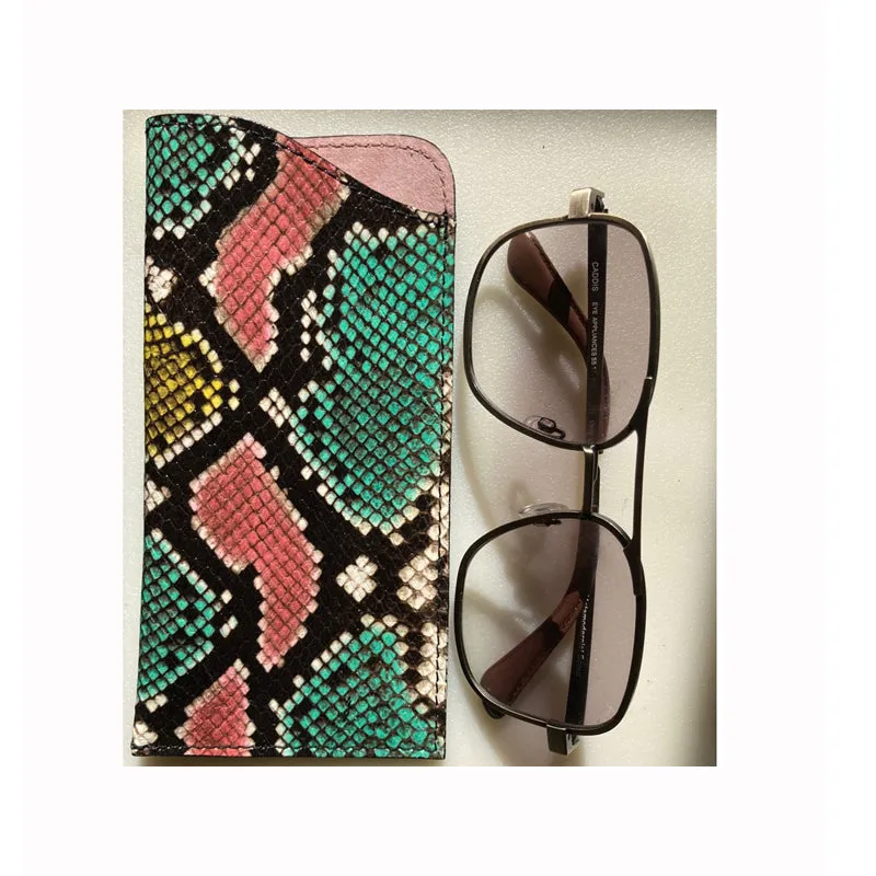 Eyeglass Case - Pastel Snake