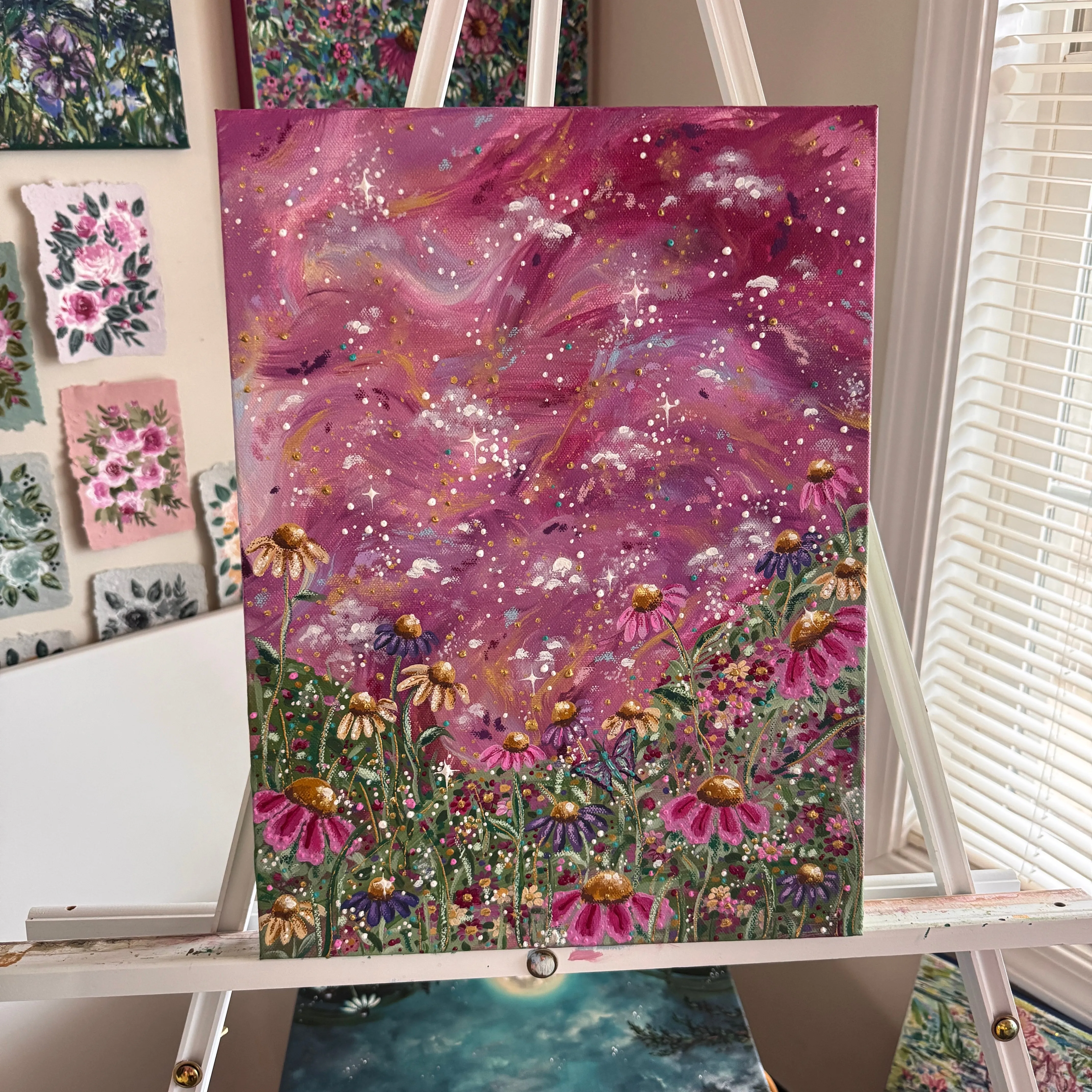 Floral Original Painted Canvas No. 13