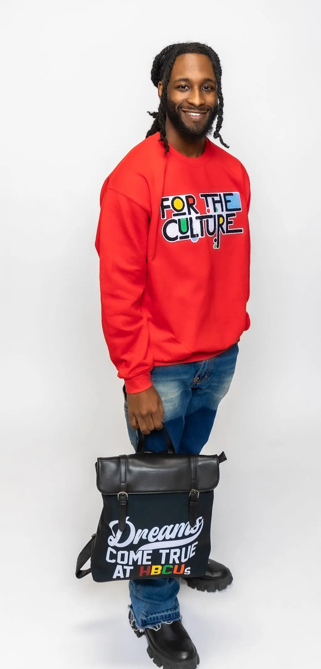 For The Culture Chenille Patch Unisex Sweatshirt
