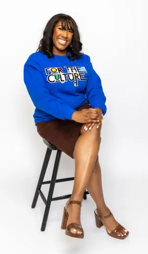 For The Culture Chenille Patch Unisex Sweatshirt