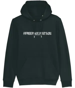 #FREEPAULWATSON Women's Hoodie (White Ink)