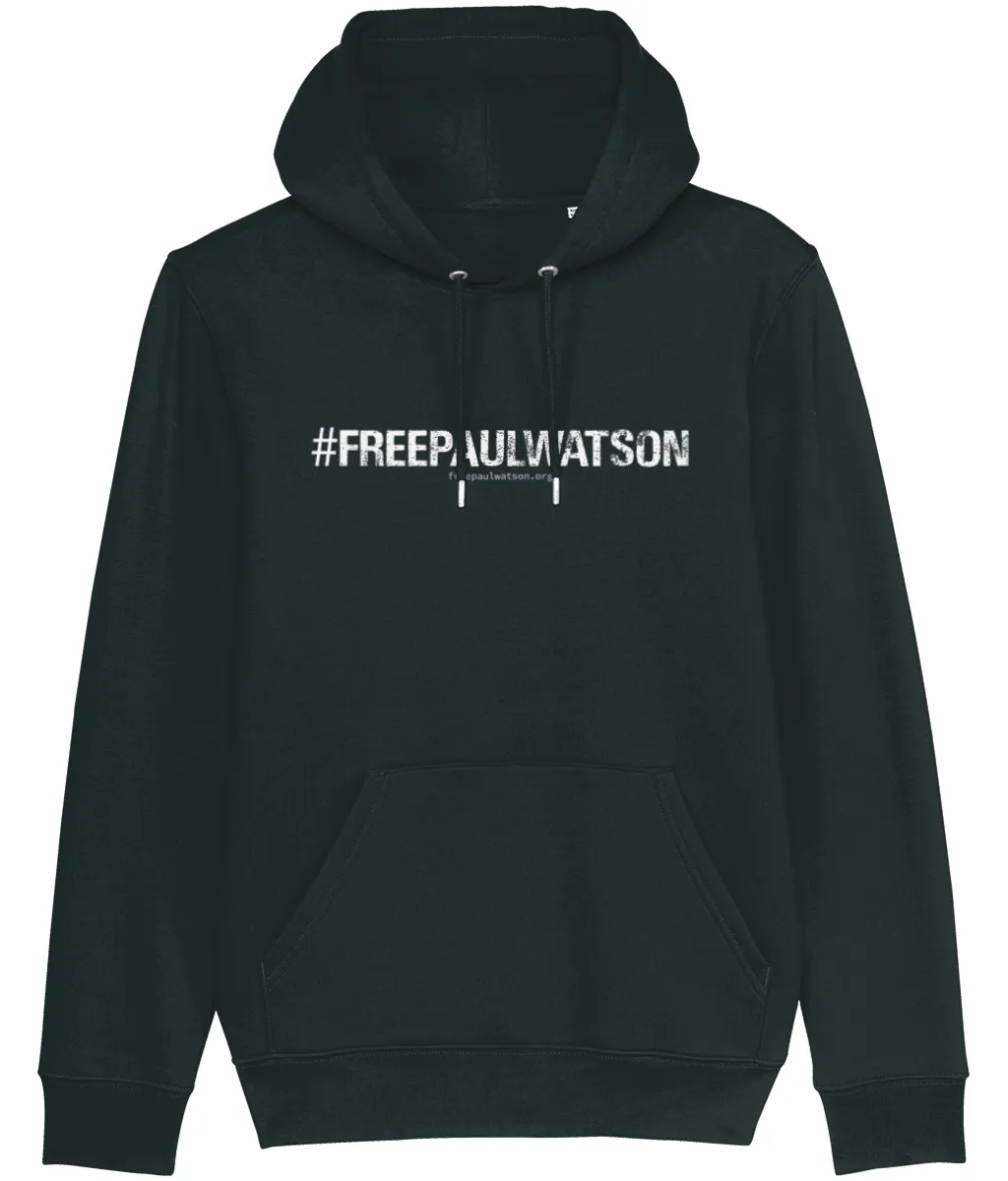 #FREEPAULWATSON Women's Hoodie (White Ink)