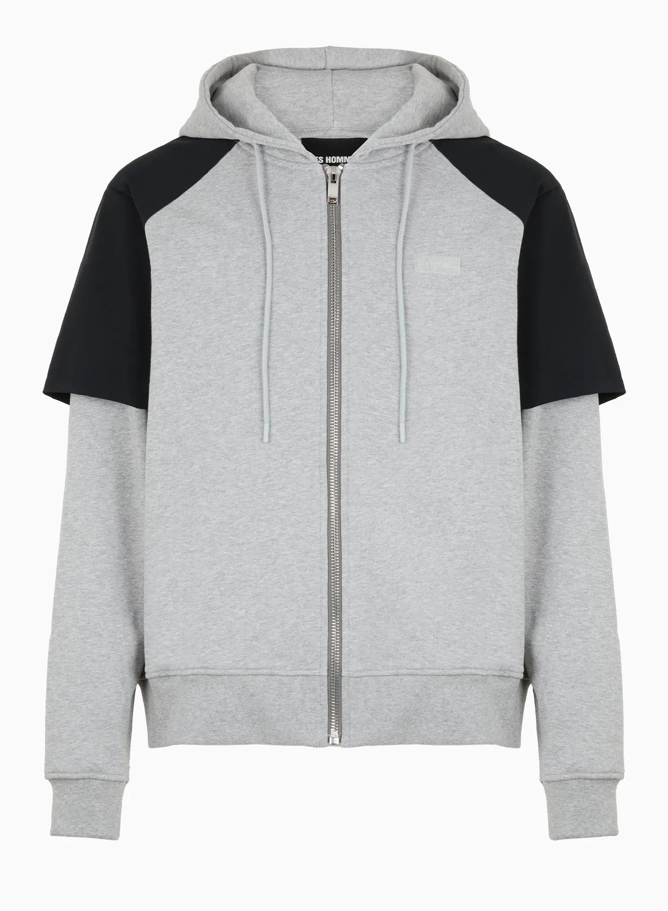 FULL ZIP DOUBLE LAYER HOODIE