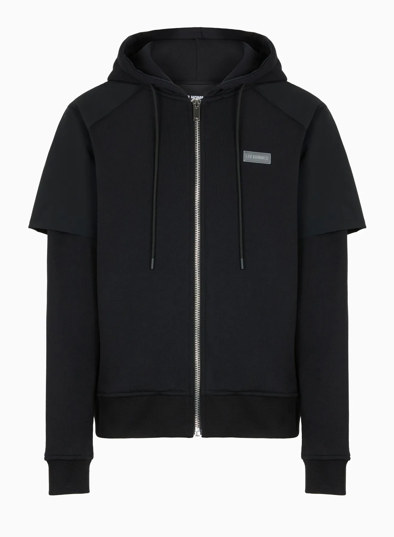 FULL ZIP DOUBLE LAYER HOODIE