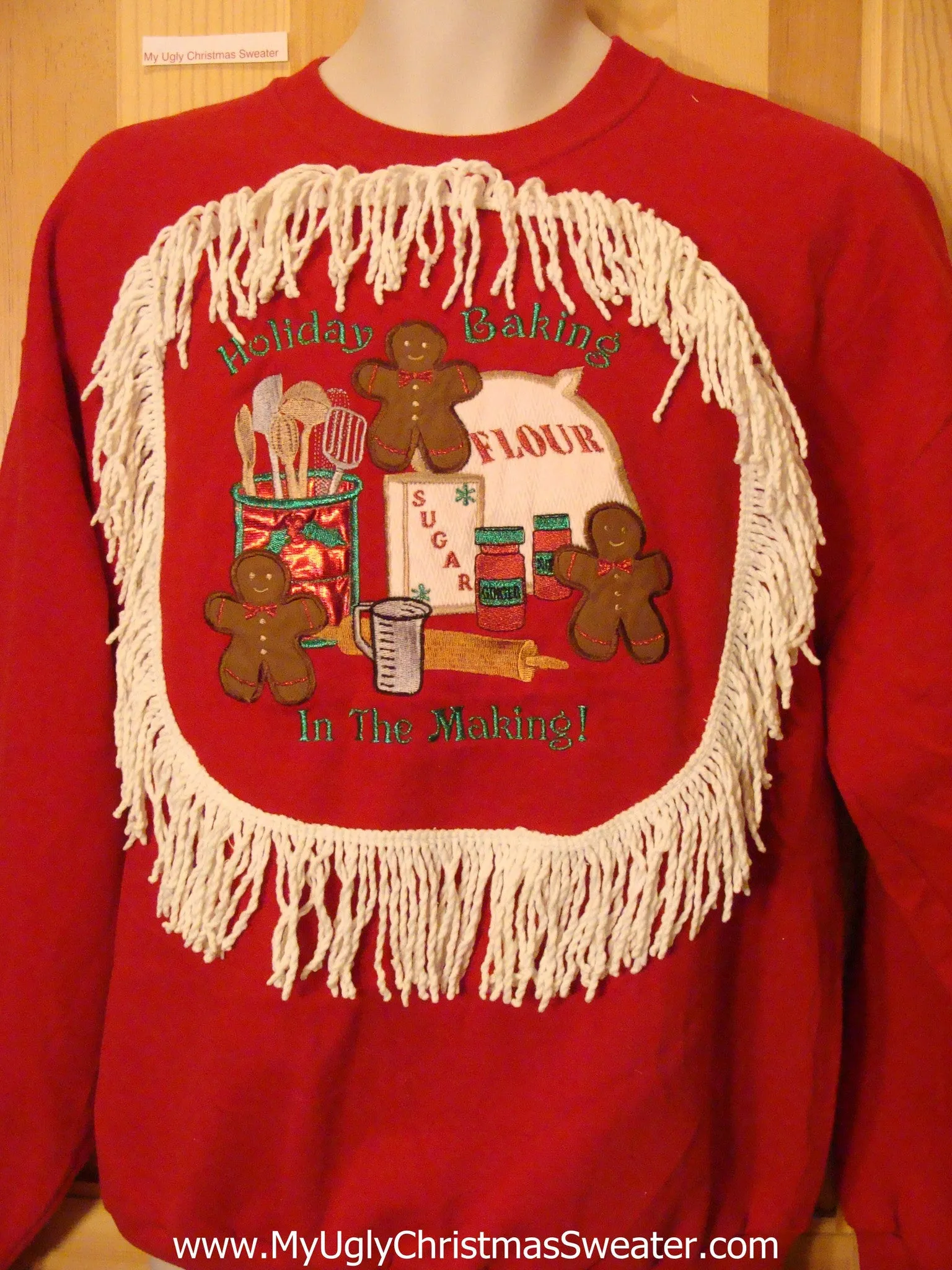 Funny Christmas Sweatshirt HOLIDAY BAKING