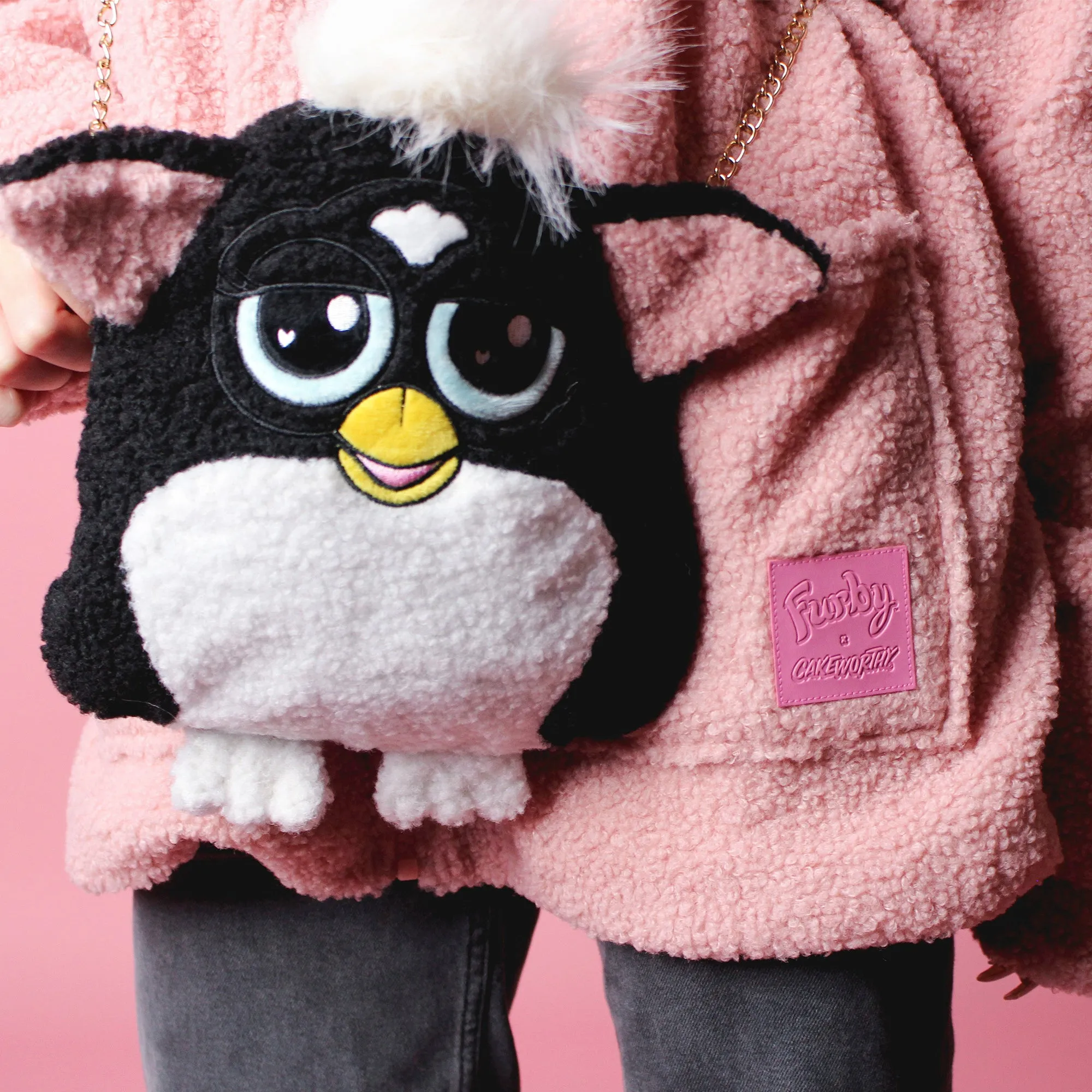 Furby Teddy Jacket Pink