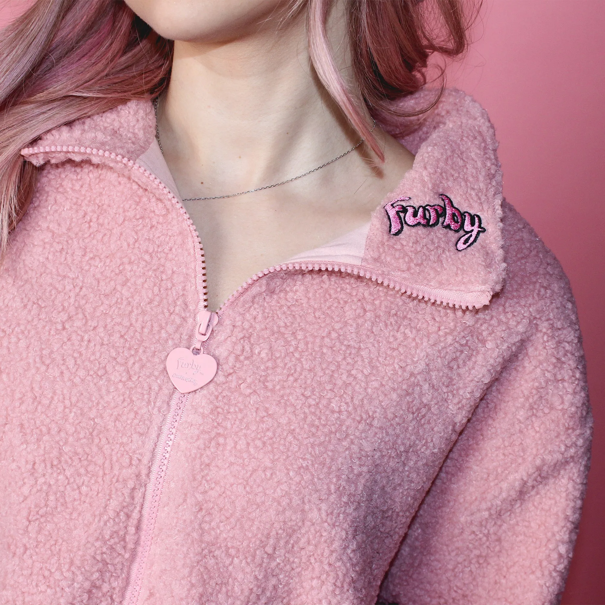 Furby Teddy Jacket Pink